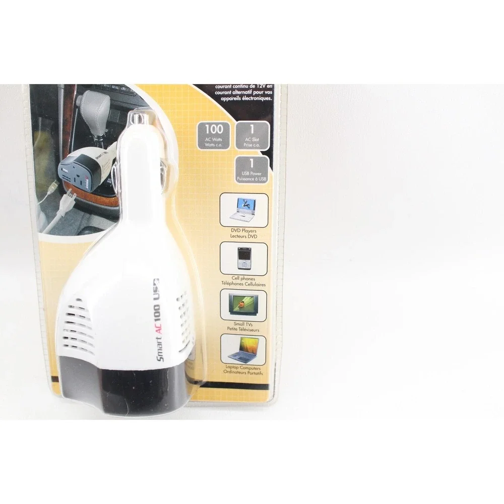 New Wagan Tech Smart AC 100 Watt USB 12-Volt Inverter 2348-6 12V DC To AC In Car